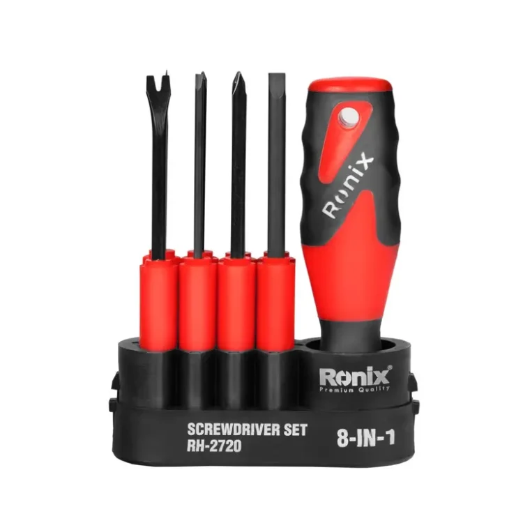 مجموعه 8 عددی پیچ گوشتی رونیکس مدل RH-2720